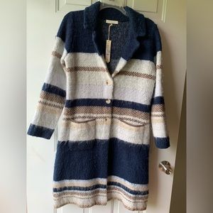 Love Stitch Sweater Coat - (One of a kind)